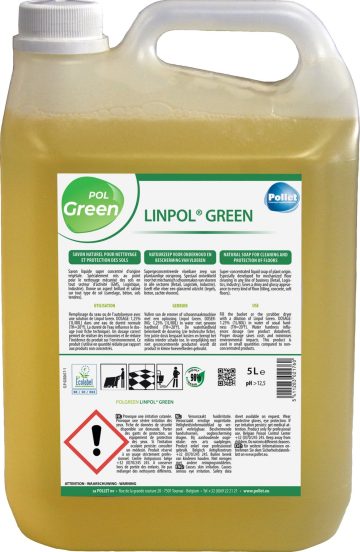 LINPOL GREEN SAVON LIQUIDE CONCENTRÉ POUR SOLS - 5L